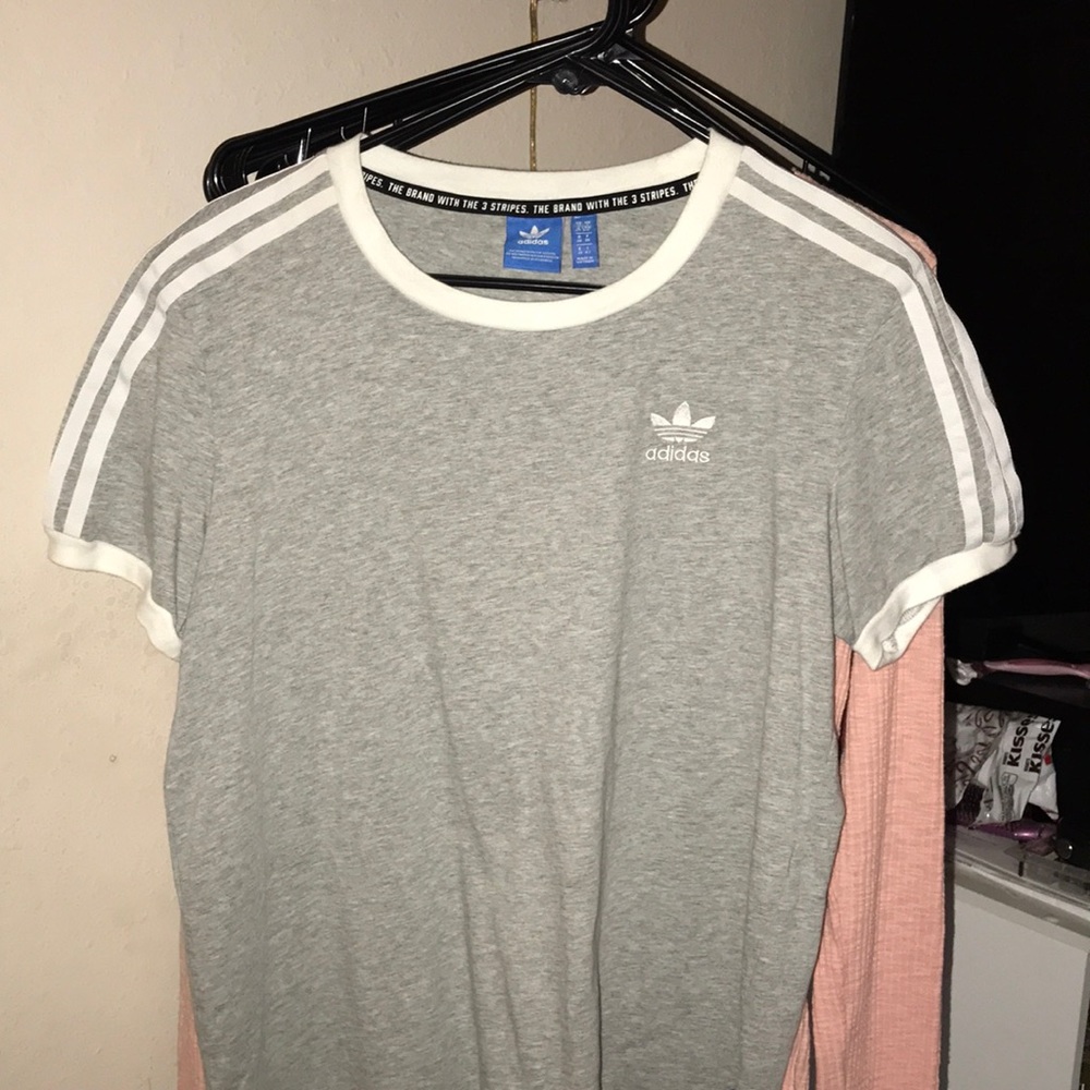 Brand New Adidas 3 striped Shirt!!